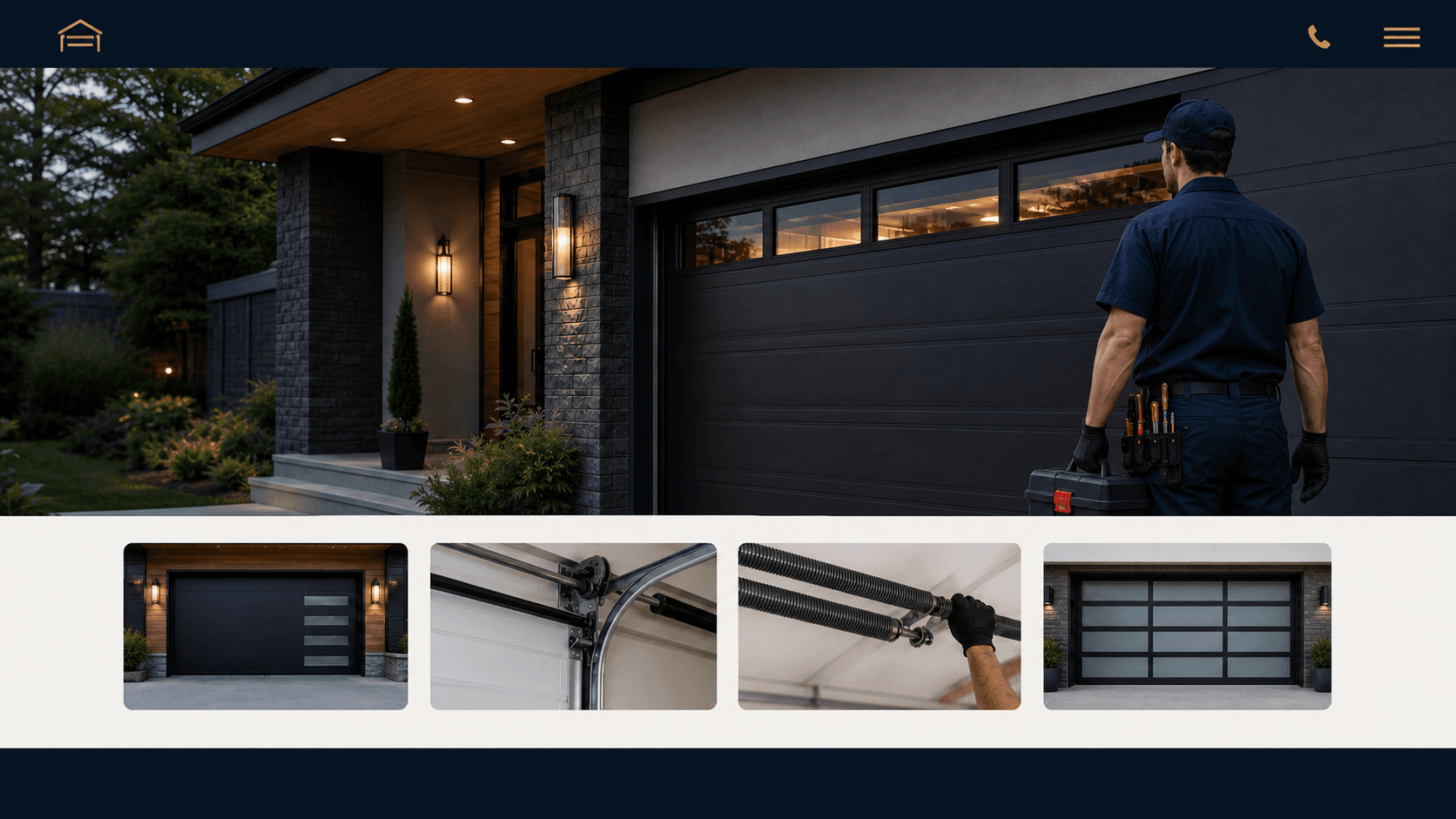 Example of a premium home-service website